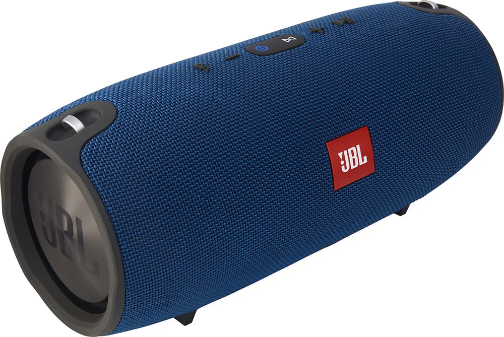 Angle. JBL - Xtreme Portable Bluetooth Speaker - Blue.