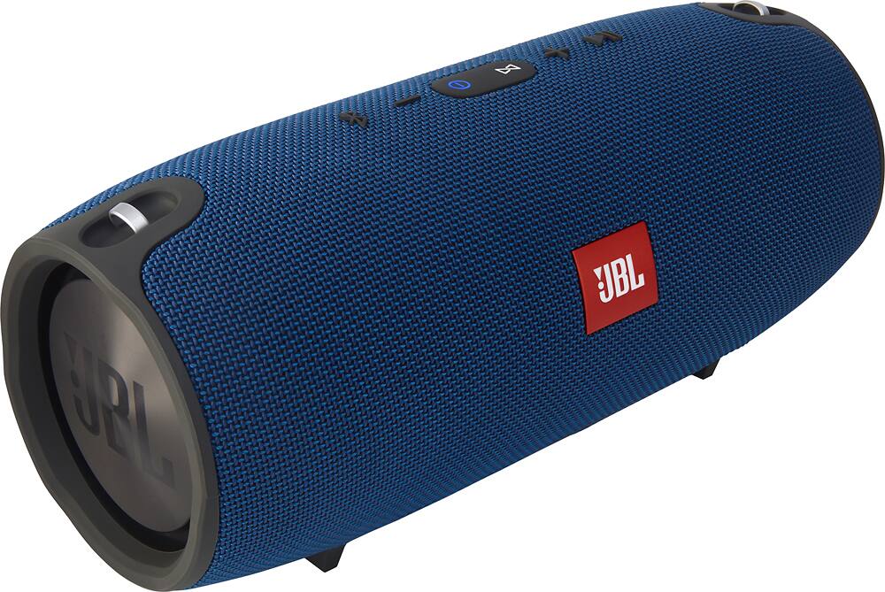 Angle. JBL - Xtreme Portable Bluetooth Speaker - Blue.