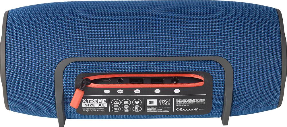 Alt View 12. JBL - Xtreme Portable Bluetooth Speaker - Blue.