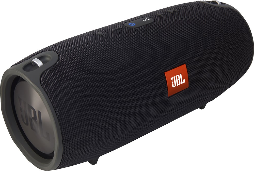 Angle. JBL - Xtreme Portable Bluetooth Speaker - Black.