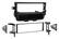 Front. Metra - Dash Kit for Select 2001-2006 Acura MDX DIN - Black.