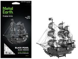 Model Kit Pearl Ship Version (Moderate Difficulty) Steel Model by Metal Earth - Black