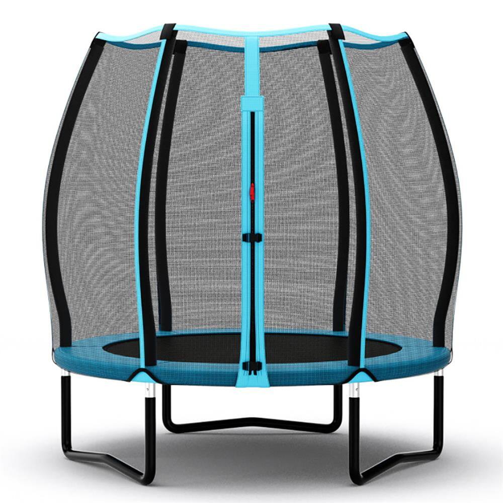Angle. Kadyn - Kids Trampoline, Outdoor Jumper,55 Inch Trampoline for Kids Toddler Mini Trampoline with Safety Enclosure Net.