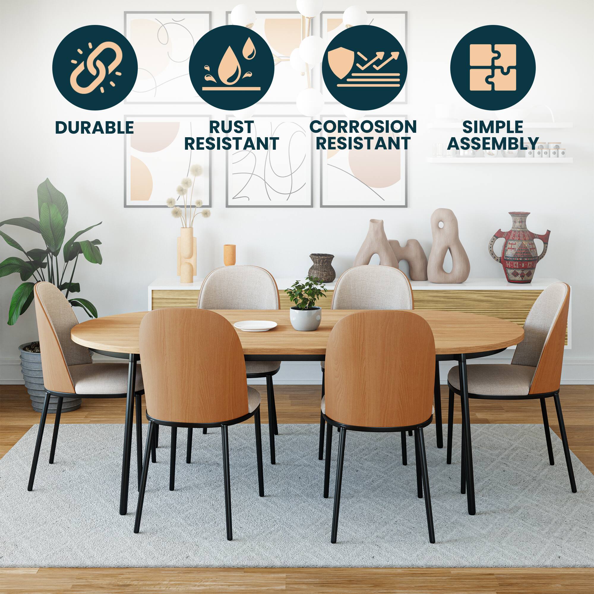 DURABLE RUST RESISTANT CORROSION RESISTANT SIMPLE ASSEMBLY