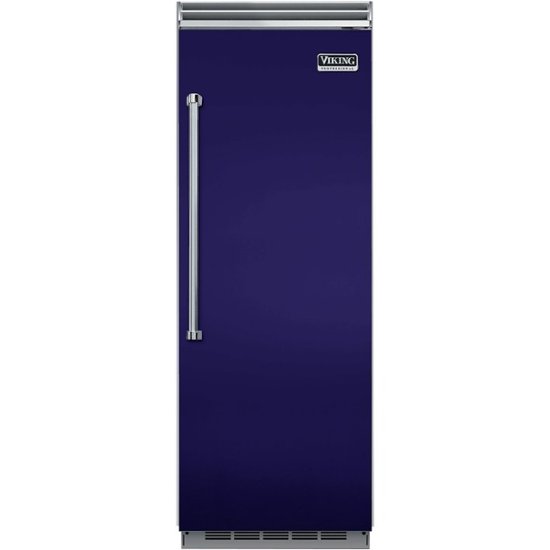 Viking – Professional 5 Series Quiet Cool 15.9 Cu. Ft. Upright Freezer – Cobalt blue