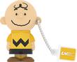 EMTEC - Charlie Brown 8GB USB 2.0 Type A Flash Drive - Yellow - Larger Front