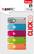 Front. EMTEC - Click 8GB USB 2.0 Type A Flash Drives (5-Pack) - Pink/Gray/Blue/Green/Orange.