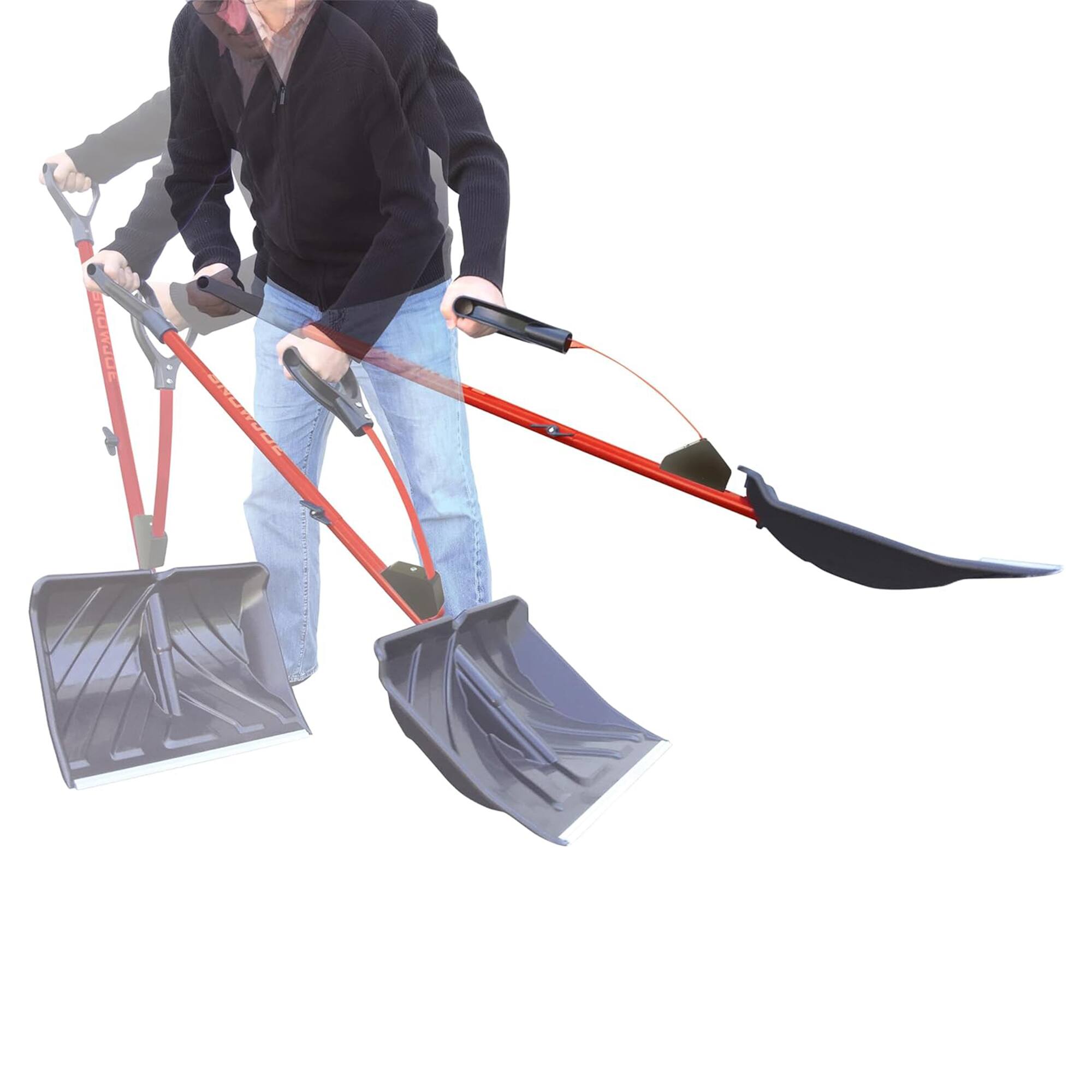 Alt View 7. Snow Joe - Snow Joe Shovelution Snow Shovel w/ 18" Shovel Blade and Handle, SJ-SHLV01-RED - Red.