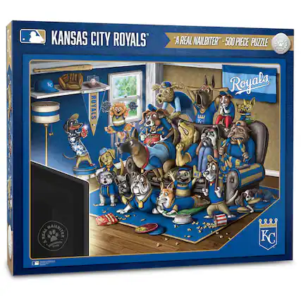 KANSAS CITY ROYALS
"A REAL NAILBITER" - 500 PIECE PUZZLE
ROYALS
KC #1
PUREBRED PANS