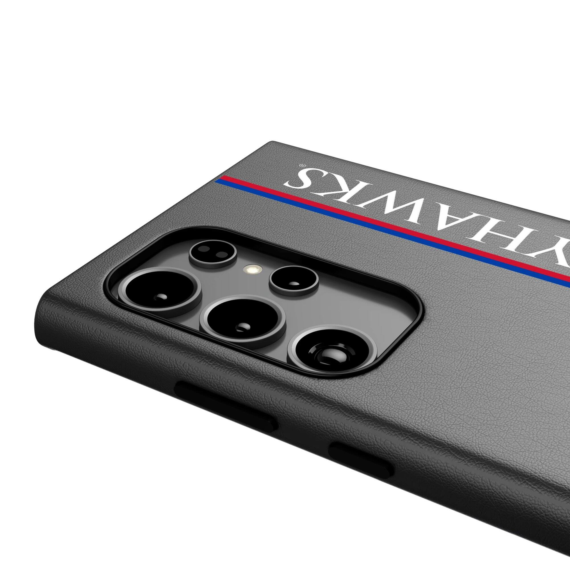 Alt View 2. Keyscaper - Kansas Jayhawks Galaxy Magnetic Bump Case - S26 Plus - Black.