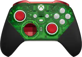 Microsoft - Xbox Elite Series 2 Core Wireless Controller for Xbox Series X, Xbox Series S, Xbox One, PCs, and Cloud-Enabled Devices - Green and Red