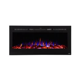 Touchstone Home Products - 45 in. Wall Mounted Recessed Sideline Smart Electric Fireplace 1500W - Black