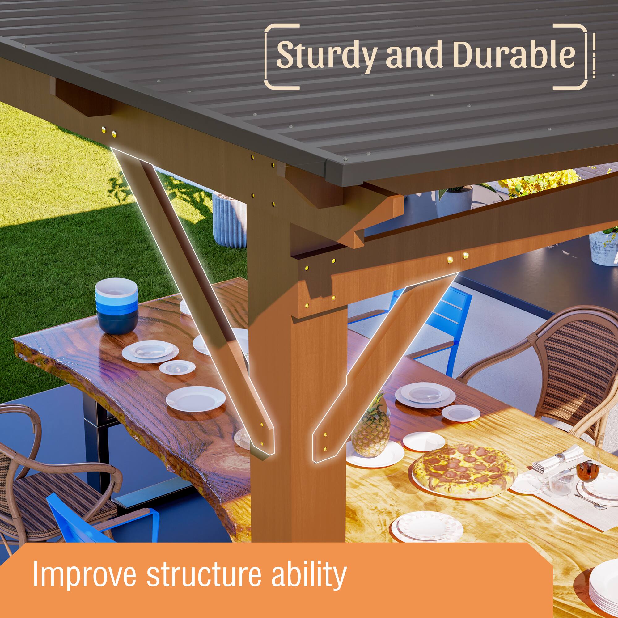 Sturdy and Durable

Improve structure ability