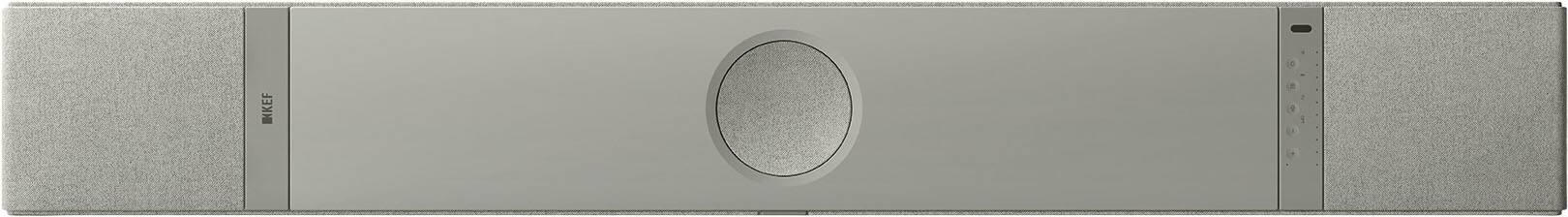 Left. KEF - XIO Soundbar - Grey.
