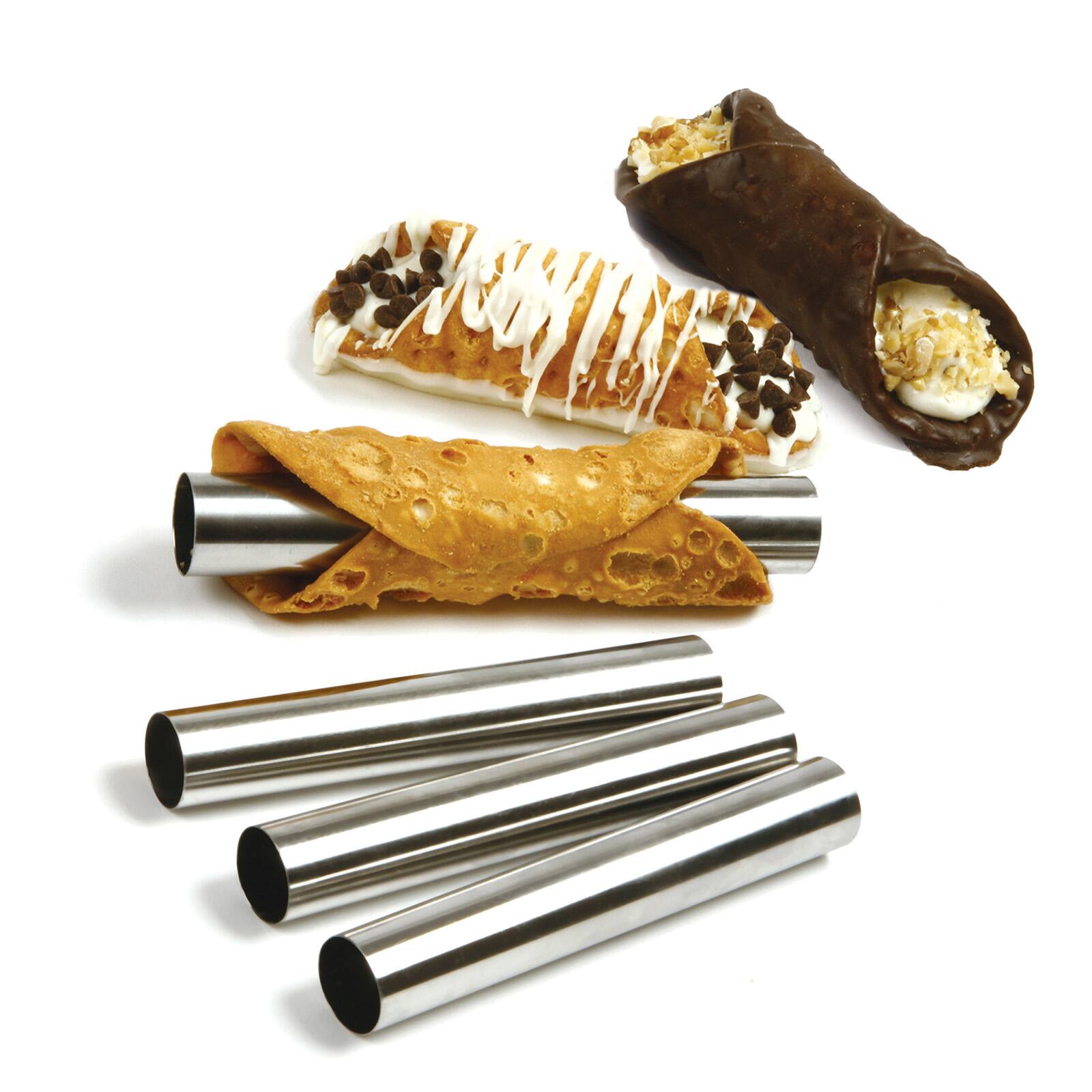 Alt View 2. Norpro - Stainless Steel Cannoli Forms, 5.75-Inch, Set of 4 - Silver.