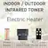 Indoor / Outdoor / Infrared Tower Electric Heater Infrared Heating Power P2 P1 P2 A P3 Timer Digital Multi-Function Control Panel Remote Control