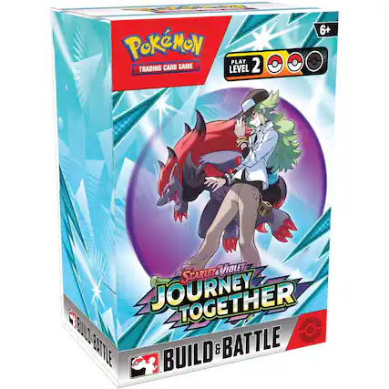 Pokémon Trading Card Game
Level 2
6+
Play 2
Scarlet & Violet
Journey Together
Build & Battle