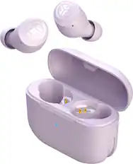 Front. JLab - GO Air Pop True Wireless Earbuds - Lilac.