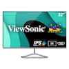 Front. ViewSonic - VX3276-2K-MHD 32" IPS LCD UHD Monitor (DisplayPort and HDMI) - Silver.