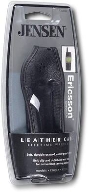 Angle Standard. Jensen - Leather Case for Ericsson A1228D/R280LX Cellular Phones.