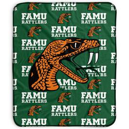 Pegasus - Florida A&M Rattlers 50" x 60" Repeat Wordmark Fleece Blanket - Multicolor