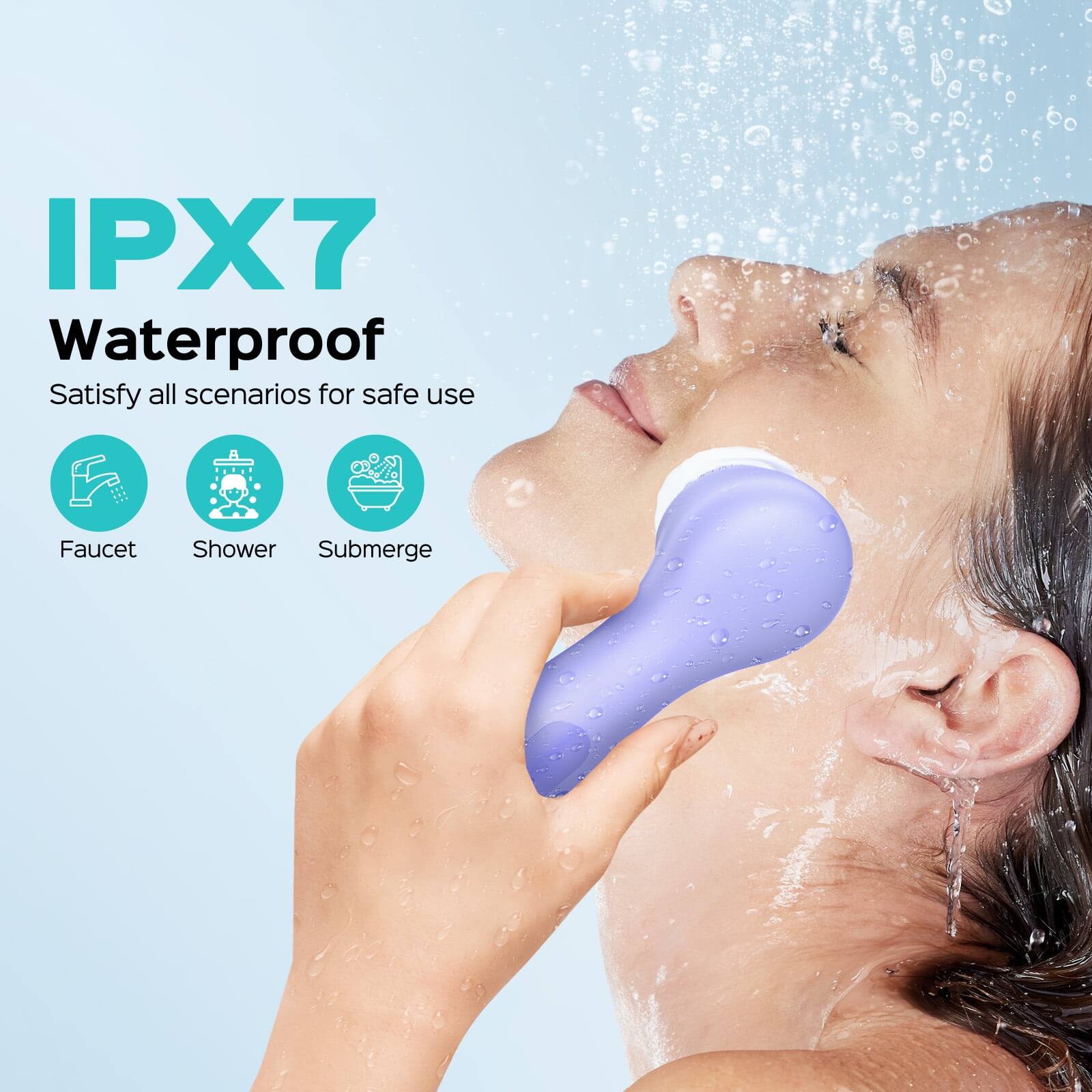 IPX7 Waterproof  
Satisfy all scenarios for safe use  
Faucet  
Shower  
Submerge