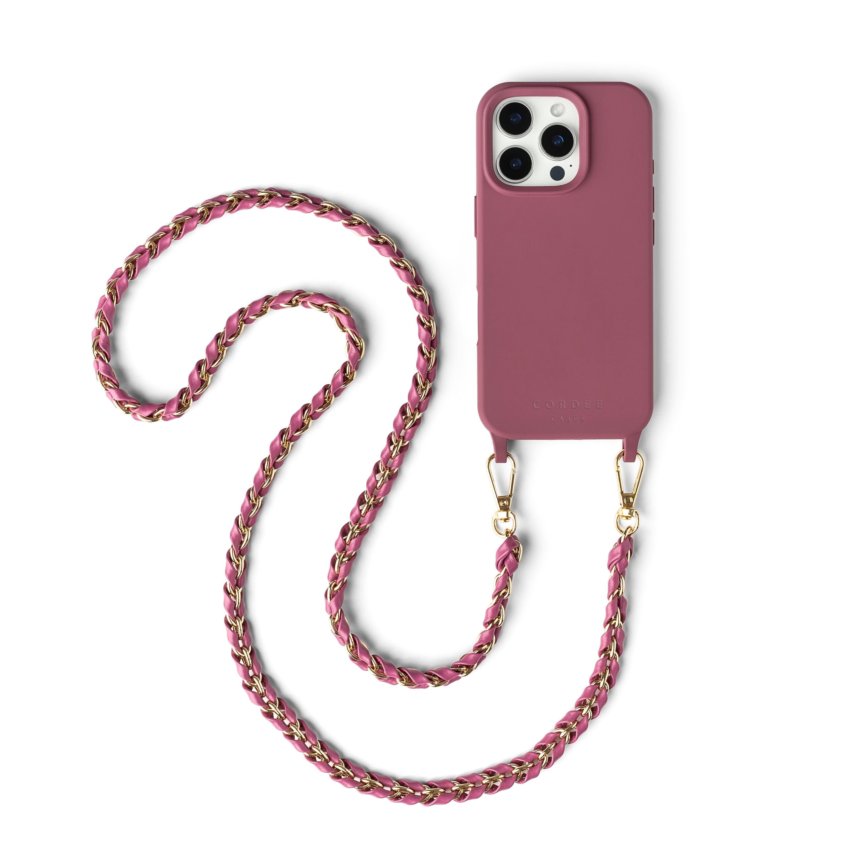 Cordée Cases - Emi Phone Chain Set - Burgundy