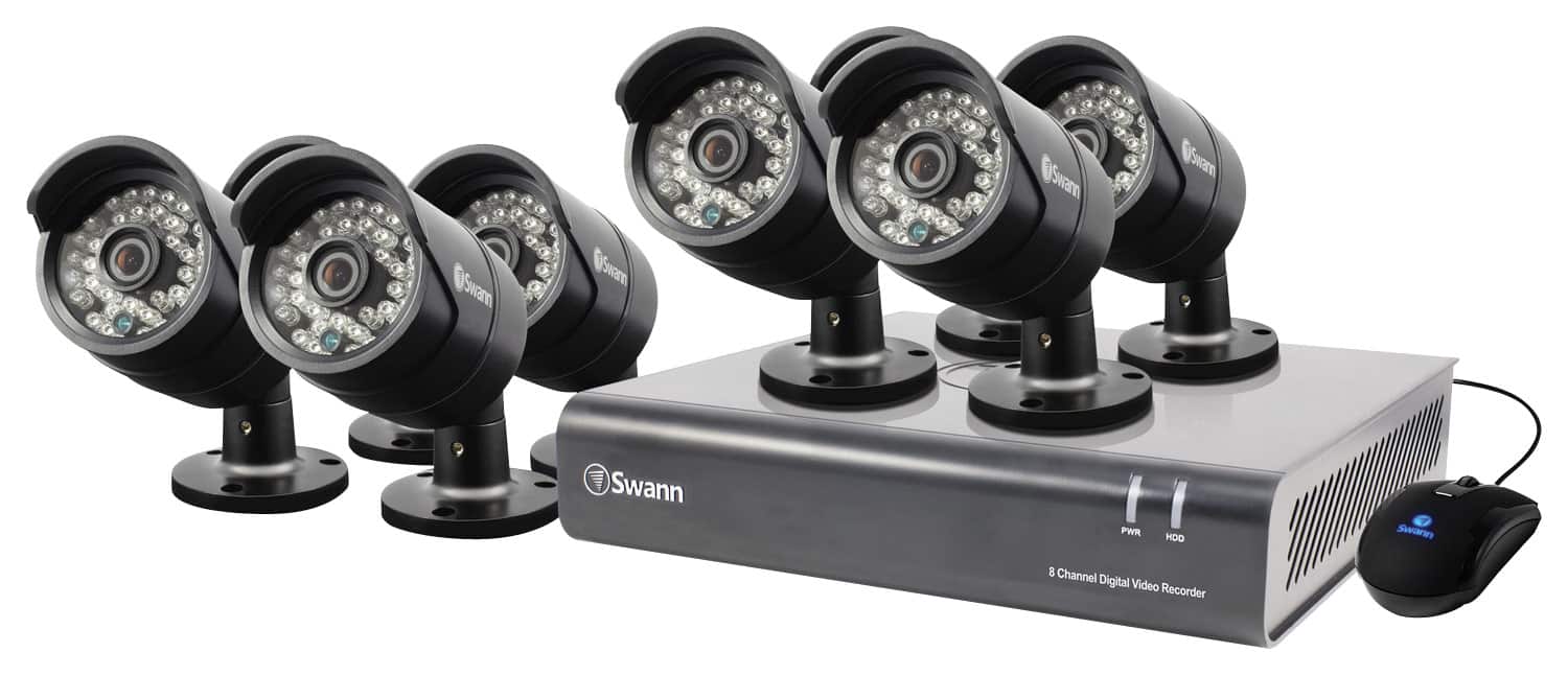 Best Buy Swann 8Channel, 8Camera Indoor/Outdoor HighDefinition DVR