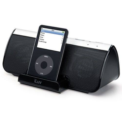 Front Standard. iLuv - 2.50 W Speaker System - Black.