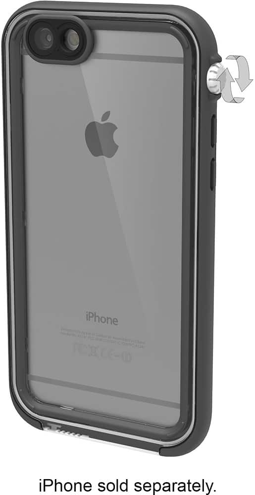 Front. Catalyst - Hard Shell Case for Apple® iPhone® 6 - Black/Gray/White.