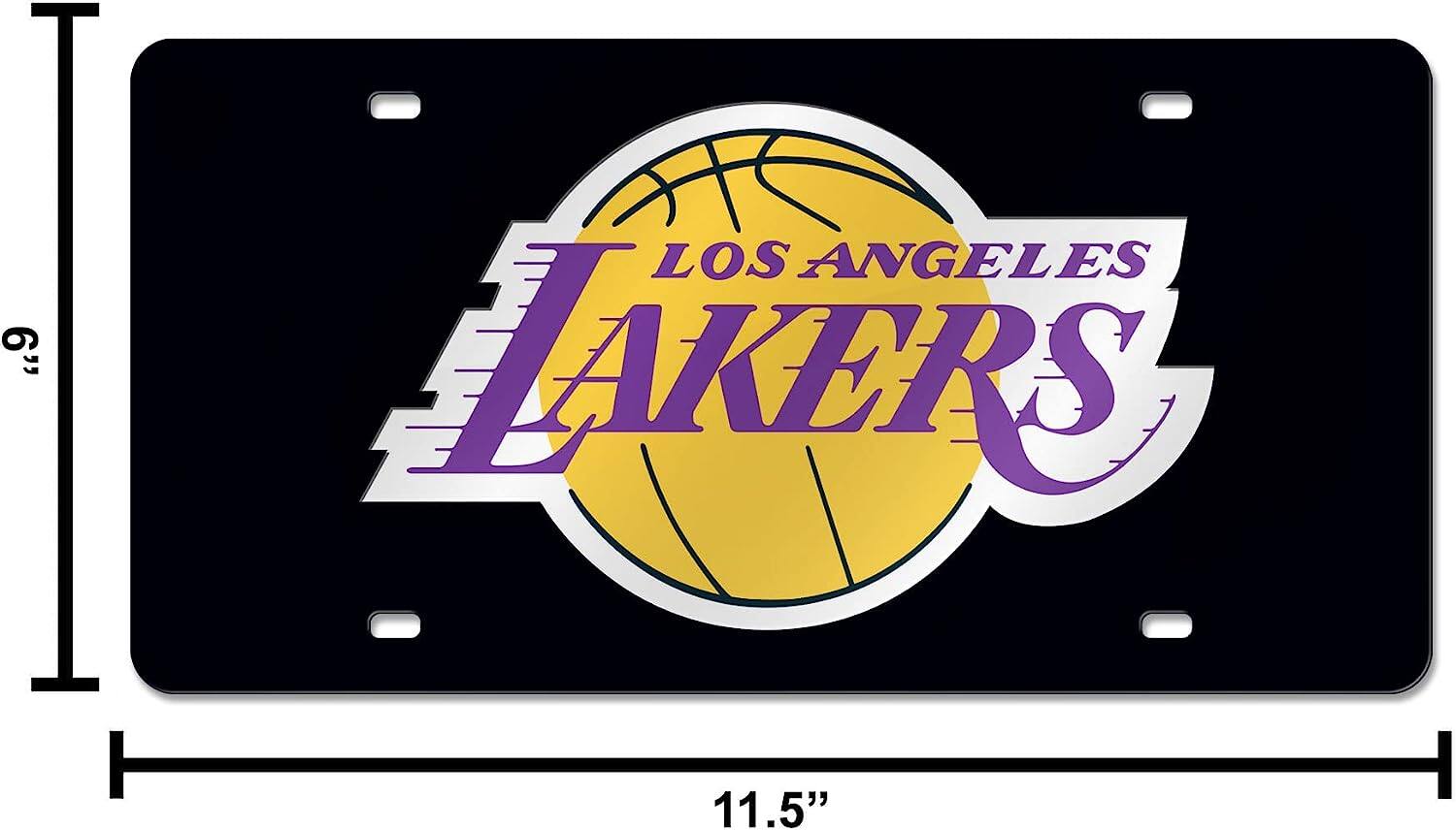6" x 11.5" Los Angeles Lakers