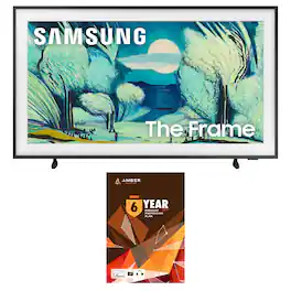 Samsung - QN43LS03FAFXZA 43 Inch The Frame QLED 4K Art Mode Vision AI Smart TV with 6 Year Amber Protection Plan (2025)