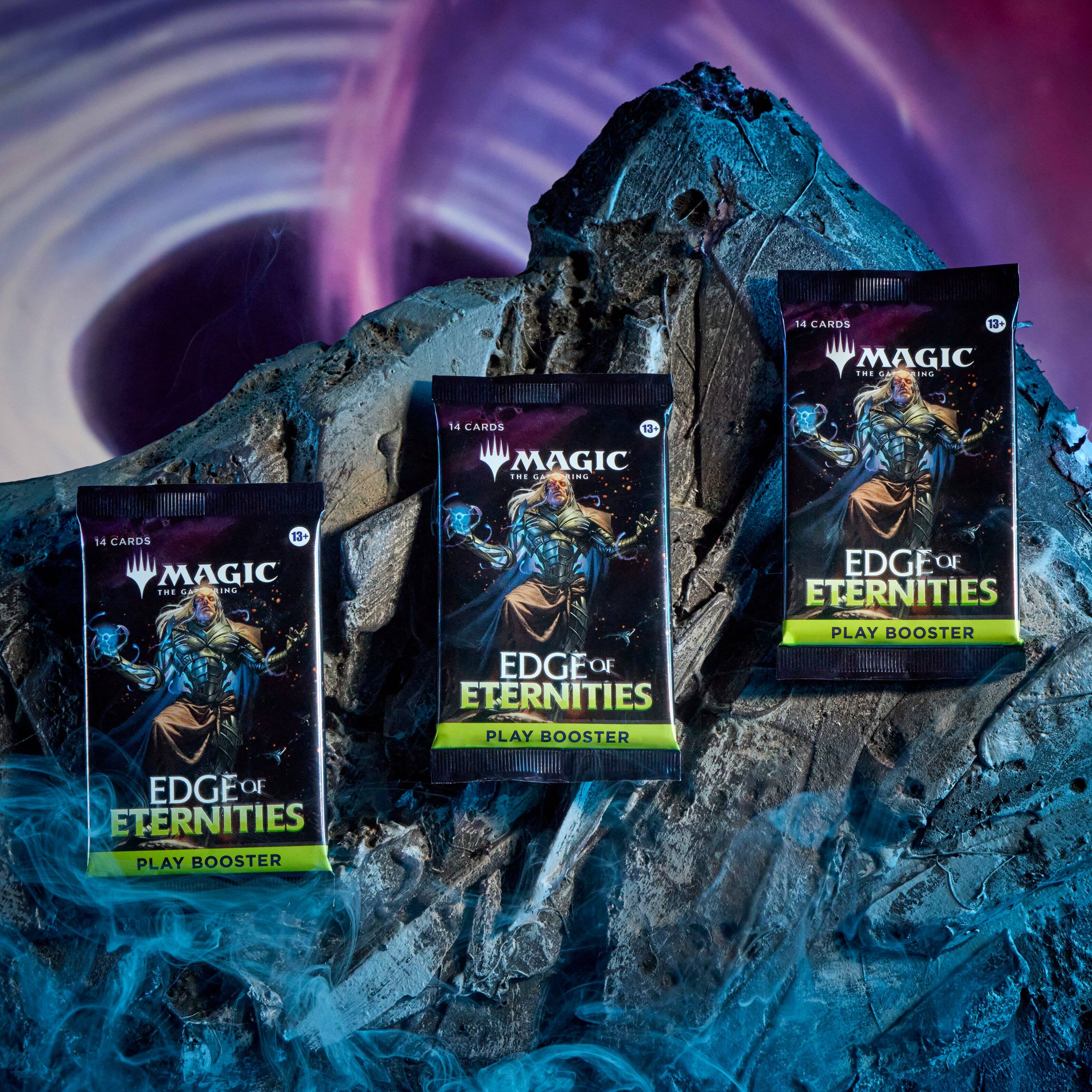 3. CARDS MAGIC T.. e CAS IM 14 CARDS 13+ MAGIC .. C m 13 14 CARDS MAGIC THE GAMING EDGE OF ETERNITIES PLAY BOOSTER EDGE OF ETERNITIES PLAY BOOSTER EDGE OF ETERNITIES PLAY BOOSTER