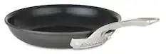 Angle. Viking - Hard Anodized 8" Nonstick Fry Pan - Black/Gray/Silver.