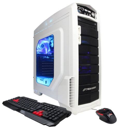 CyberPowerPC - Gamer Ultra Desktop - 8GB Memory - 1TB Hard Drive - White/Blue-Front_Standard 