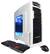Front. CyberPowerPC - Gamer Ultra Desktop - 8GB Memory - 1TB Hard Drive - White/Blue.