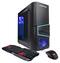 CyberPower - Gamer Xtreme Desktop - 8GB Memory - 2TB Hard Drive - Black/Blue-Front_Standard