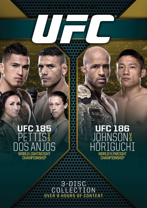  UFC 185: Pettis vs. Dos Anjos/UFC 186: Johnson vs. Horiguchi [3 Discs] [DVD]