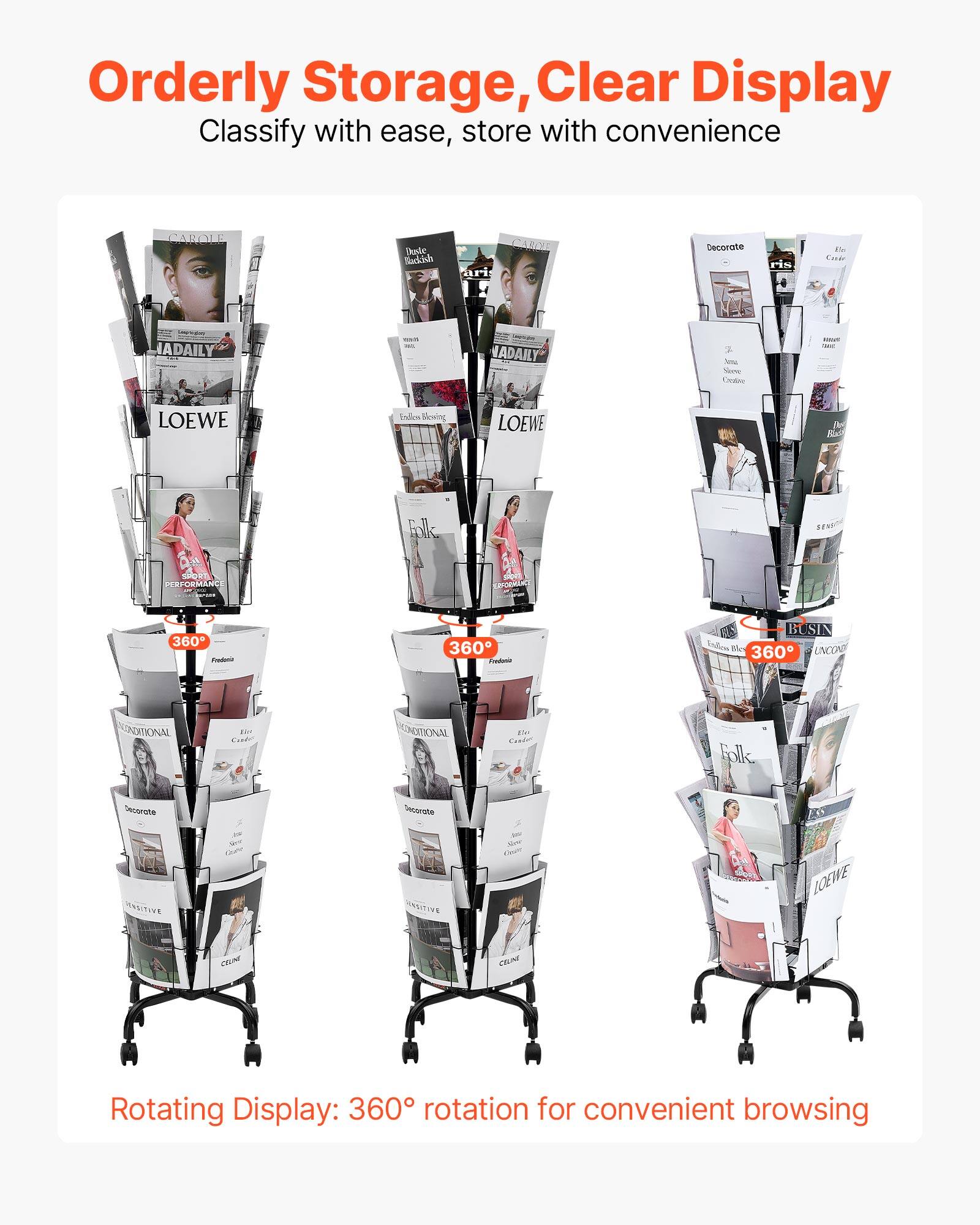 Orderly Storage, Clear Display  
Classify with ease, store with convenience  

CAROLE Duske  
Badkih ar  
CAR Decorate  
F d  
ADAILY - ADAILY -e  
Seree  
Cralre  
LOEWE  
Pailles  
Mewing  
LOEWE  
e  
M  
Eok  
FERFORMANC  
360  
360  
d  
BUSIN  
oillna  
Blu  
360  
UNCON  
ONDITIONAL  
pT  
Cafe /NDITIONAL  
EV  
Cale  
Folk  
Sxcorate  
Secorate  
WELTE  
Ler  
CetiVE  
Mew  
LOCWVE  
VAUME  
CELNNE  

Rotating Display: 360° rotation for convenient browsing