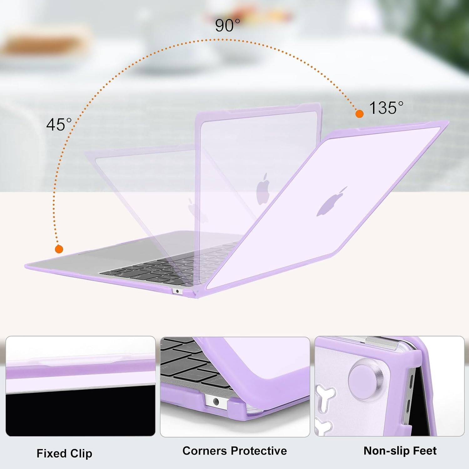90°
45°
135°

Fixed Clip
Corners Protective
Non-slip Feet