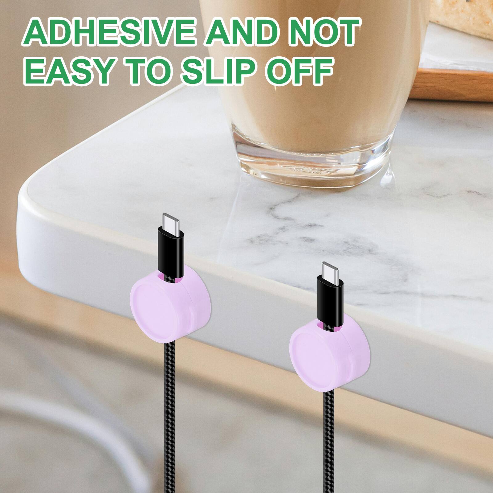 ADHESIVE AND NOT EASY TO SLIP OFF