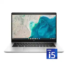 HP - Elite C640 G3 Chromebook 14" FHD Laptop,Intel i5-1245U,8GB LPDDR4X,64GB eMMC,Chrome OS - Silver