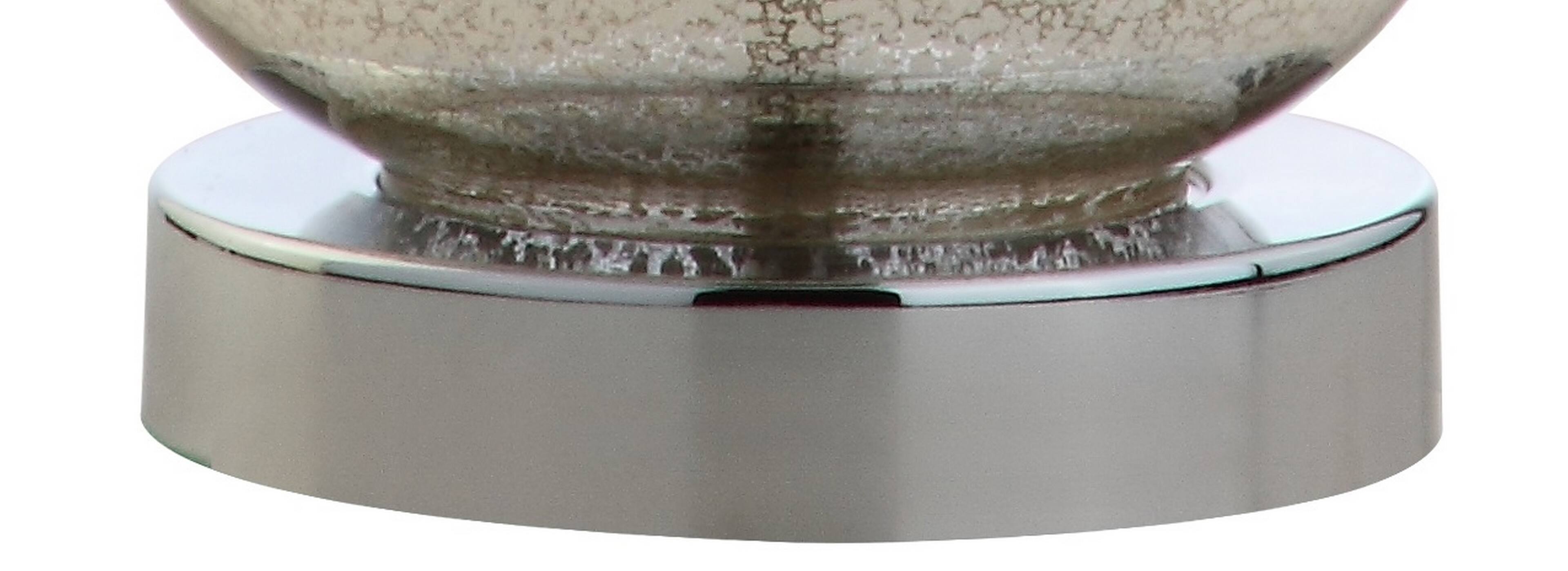 Alt View 7. Jonathan Y - Anya 20.5" Mini Glass LED Table Lamp, Silver - Mercury Silver.