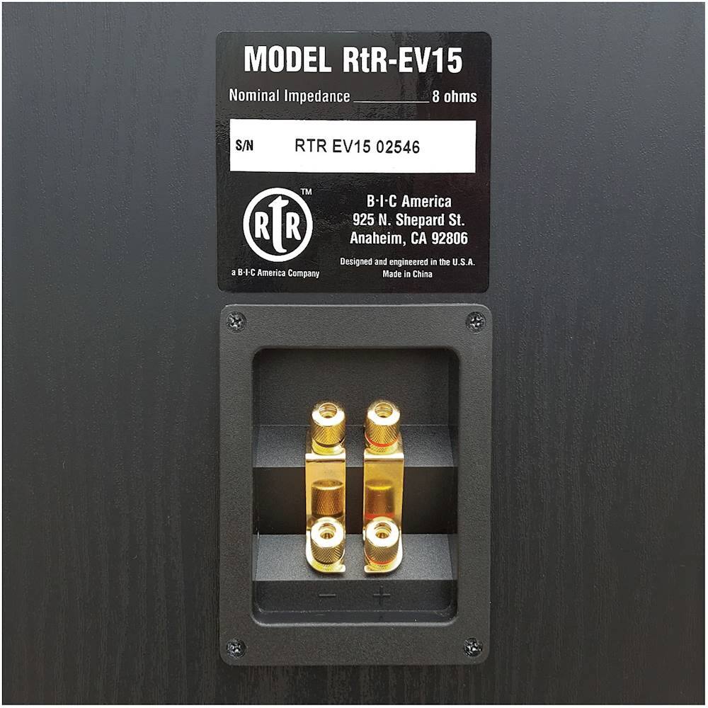 Alt View 13. BIC America - RtR 15" 430-Watt Passive 3-Way Floor Speaker (Each) - Black.