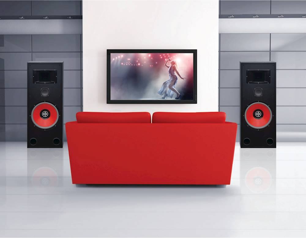 Alt View 14. BIC America - RtR 15" 430-Watt Passive 3-Way Floor Speaker (Each) - Black.