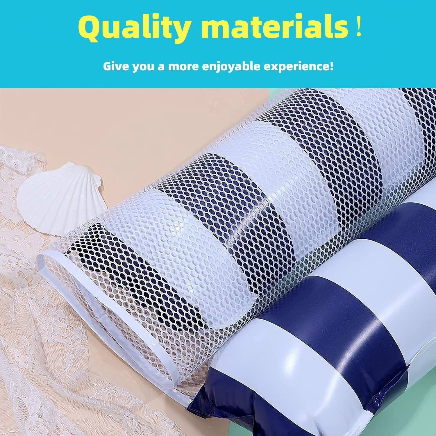 Quality materials!  
Give you a more enjoyable experience!