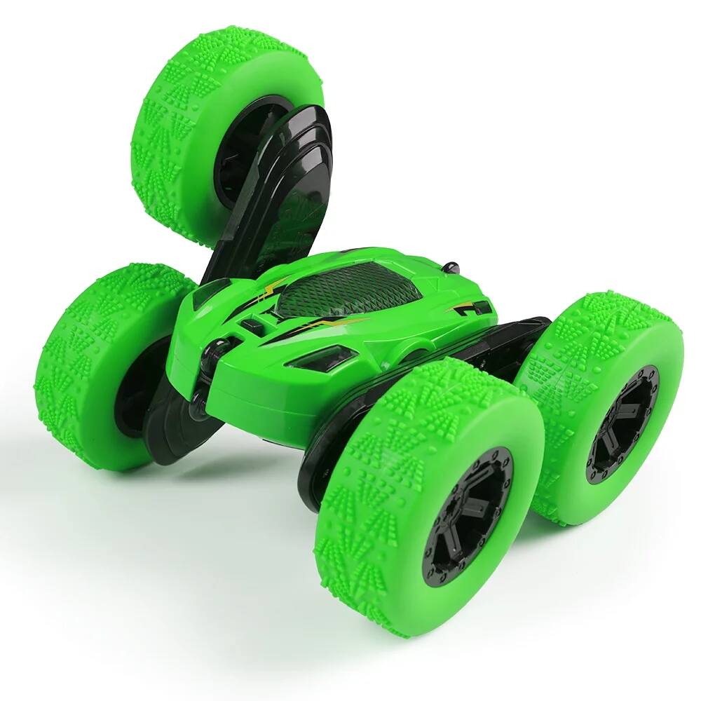 Angle. COWIN - Remote Control Car 4WD RC Cars 2.4GHz Electric Race Stunt Toy Car Rechargeable Birthday Christmas Gift - green.