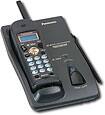 Front Detail. Panasonic - 2.4GHz GigaRange Digital Spread Spectrum Cordless Phone - Black.
