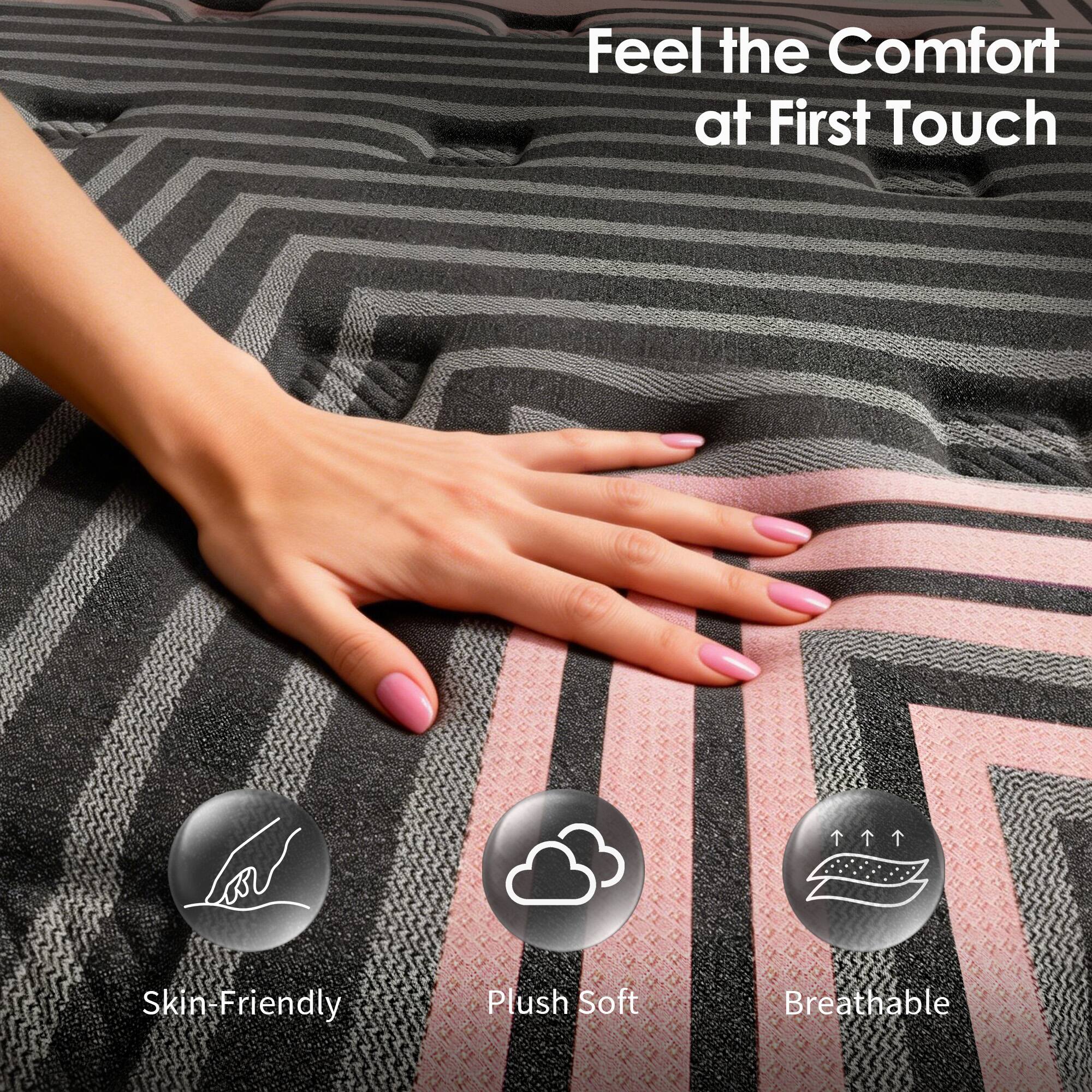 Feel the Comfort at First Touch

Skin-Friendly  
Plush Soft  
Breathable