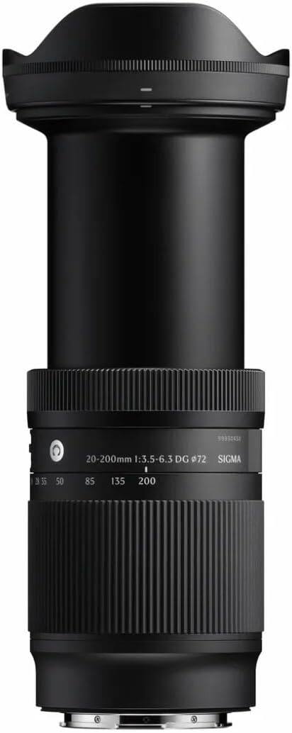 99930451  
20-200mm 1:3.5-6.3 DG #72  
SIGMA  
35 50 85 135 200